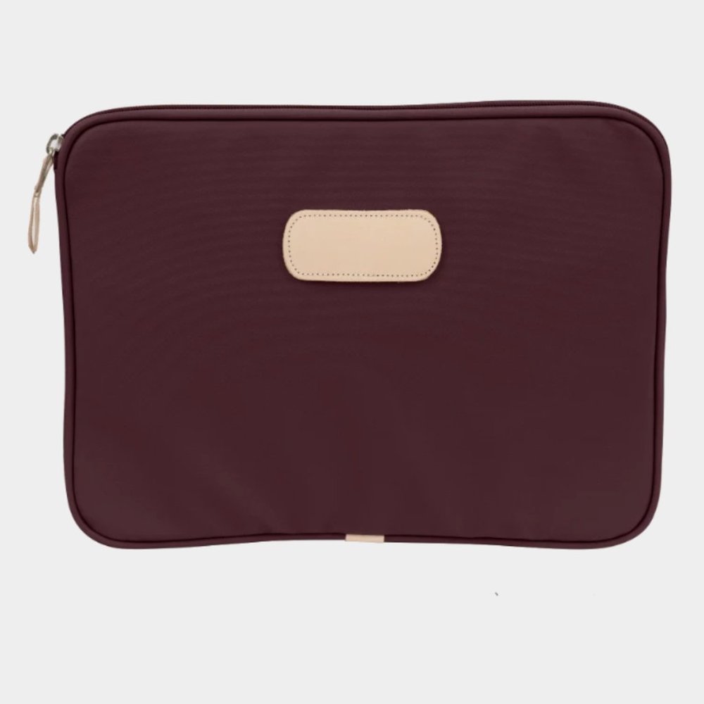 Jon Hart 15" Computer Case Maroon Initials Khs - image 8